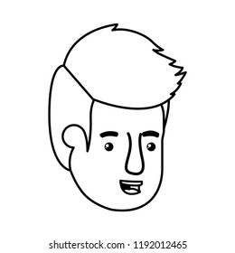 head of young man avatar character