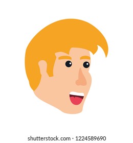head of young man avatar character
