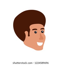 head of young man avatar character