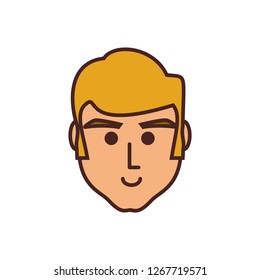 head of young man avatar character