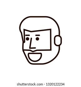 head of young man avatar character
