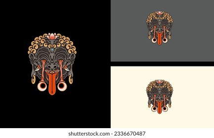 head zombie vector illustration icon design