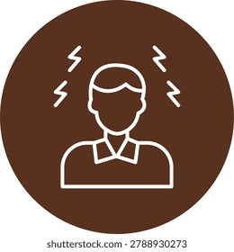 Headache Icon Vector Design for Personal And Commercial use