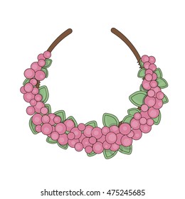 Headband with berries