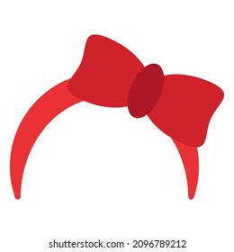 headband flat clipart vector illustration