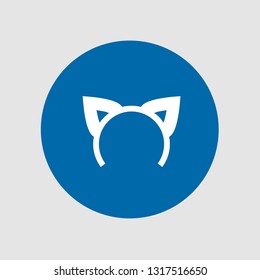 Headband icon. Editable  Headband icon for web or mobile.