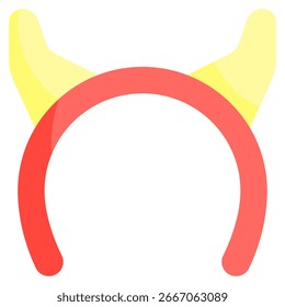 headband icon with flat style. Suitable for website design, logo, app and UI. Based on the size of the icon in general, so it can be reduced.