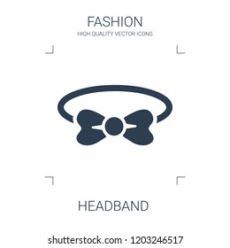 headband icon. high quality filled headband icon on white background. from fashion collection flat trendy vector headband symbol. use for web and mobile