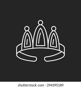 headband line icon