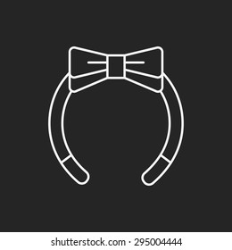 Headband line icon
