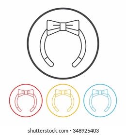 Headband line icon