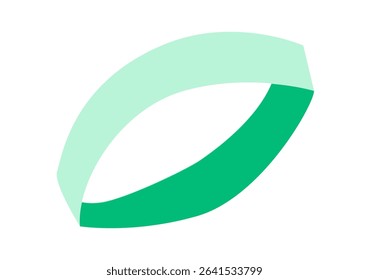 Headband Summer Head Fashion accessory clothing technical illustration. Vector headgear for Men, women, unisex style, flat template CAD mockup sketch outline isolated