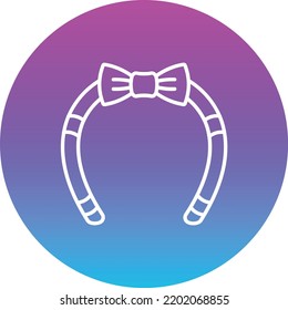 Headband vector icon. Can be used for printing, mobile and web applications.