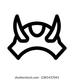 headband vector icon on white background