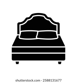 headboard icon vector design template simple and clean