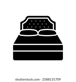 headboard icon vector design template simple and clean