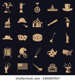Headdress icons set. Simple set of 25 headdress vector icons for web for any design
