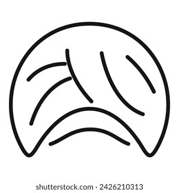 Headdress turban icon outline vector. Desert people. Indian people headgear
