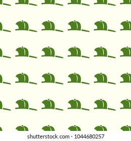Headdresses for women vector illustration on a seamless pattern background. Set of elements