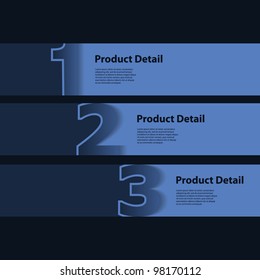 Header or Banner Design - Numbers