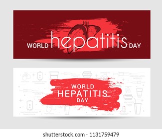 Header or banner of World Hepatitis Day.