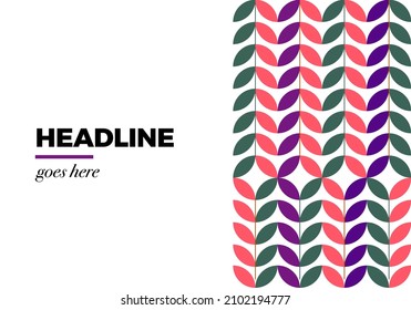 Header Cover Design. Trendy abstract vector illustration. Colorful geometric background design. Creative vector banner, flyer, card.