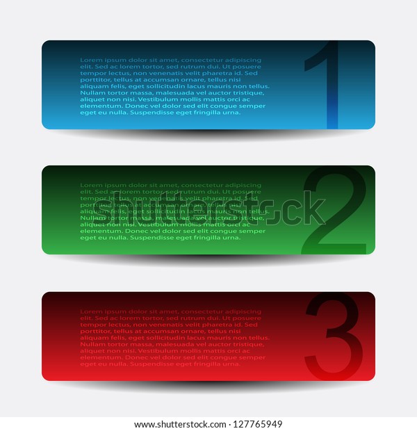 Header Designs Stock Vector (Royalty Free) 127765949 | Shutterstock