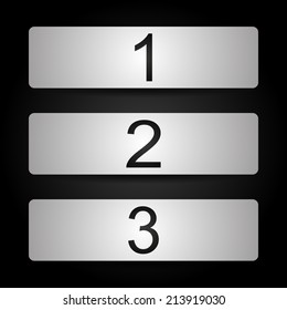 Header Designs with Numbers