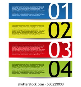 Header Designs with Numbers