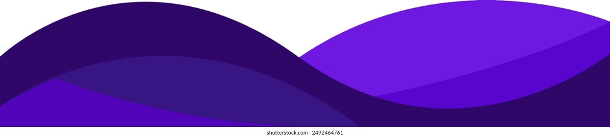 Encabezado pie de página curva azul estilo abstracto borde marco Ilustración vectorial Anuncio fondo diseño