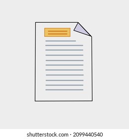 Header icon on the Microsoft Word Office worksheet