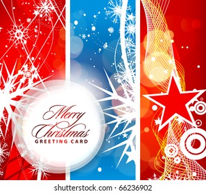 header for new year and for Christmas websites, vector illustration