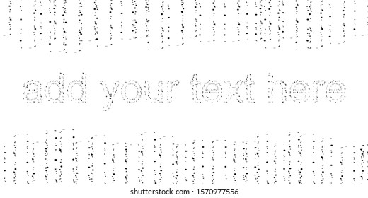 Header template art abstract geometric effect design, vector backgound, black , isolated on white 