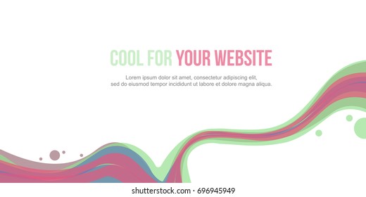 Header website abstract background style wave