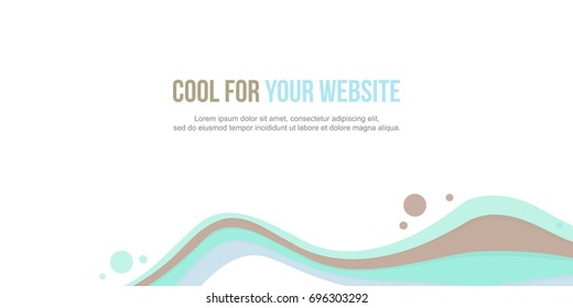 Header website abstract pink wave