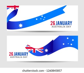 Header,Banner Of Australia Day.