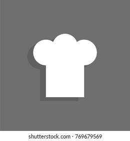 Headgear cooks. Vector icon. 