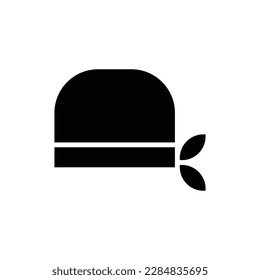 Headgear Filled Icon Vector Illustration
