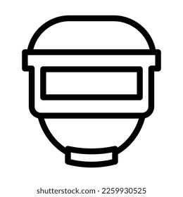 Vectorliniendesign des Kopfgeräts
