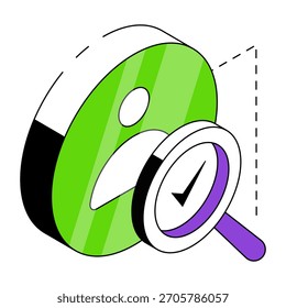 A Headhunting icon, editable vector 