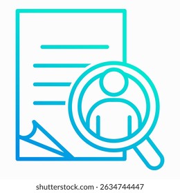 Headhunting Icon Element für Design