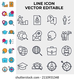 Hochwertige Jäger- und Recrururuiting-Elemente setzen Symbol-Vorlage für Grafik- und Webdesign-Kollektion Logo, Vektorgrafik