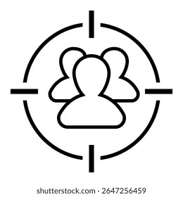 Headhunting, Vektorsymbol. Illustrationszeichen Humanressourcen. HR-Symbol. Head Jagd Web-Symbol.