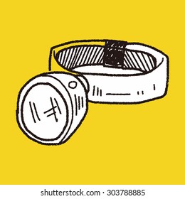 Headlamp doodle