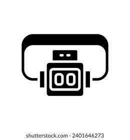 icono del faro. icono de glifo vectorial para tu sitio web, móvil, presentación y diseño de logotipo.