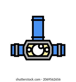 headlamp lighting tool color icon vector. headlamp lighting tool sign. isolated symbol illustration