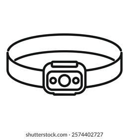 Headlamp, modern device for lighting in tourism and outdoor activities