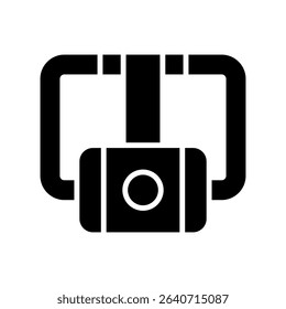 Headlamp Vector for Hands-Free Lighting in Wilderness. Camping light illustration, night exploration, outdoor safety