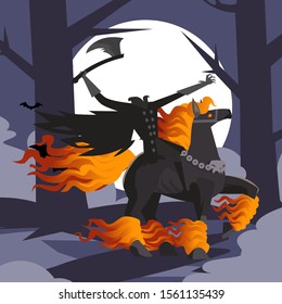 headless horseman horror evil creature