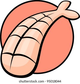 headless pink shrimp